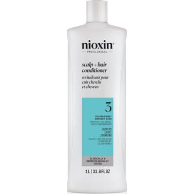 Nioxin System 3 Scalp + Hair Conditioner odżywka do farbowanych włosów przerzedzonych 1000 ml
