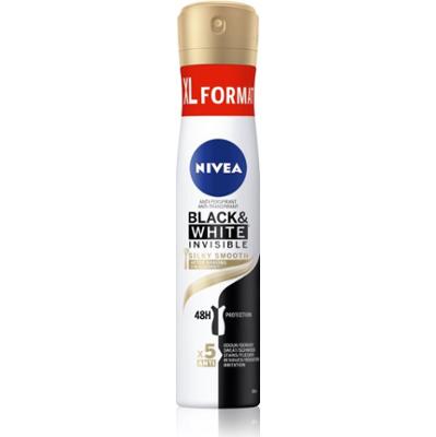 NIVEA Black & White Invisible Silky Smooth antyperspirant w sprayu dla kobiet 200 ml