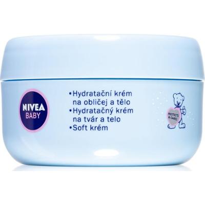 NIVEA BABY Soft krem nawilżający do twarzy i ciała 200 ml