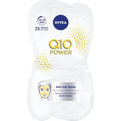 Nivea Q10 maseczka wygładzająca przeciw zmarszczkom 2x7.5 ml