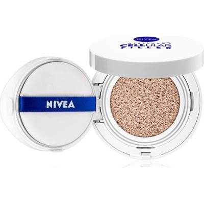 NIVEA Hyaluron Cellular Filler Cushion podkład w gąbce 3 w 1 odcień 03 Dark 15 g