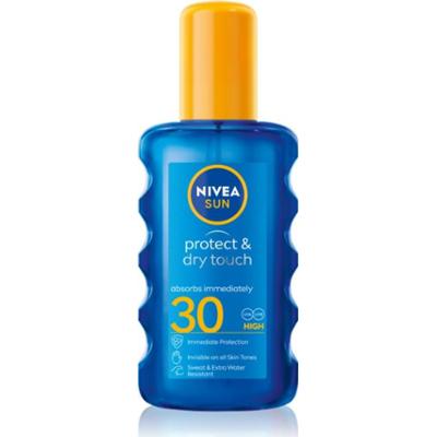 NIVEA SUN Protect & Dry Touch niewidzialny spray do opalania SPF 30 200 ml