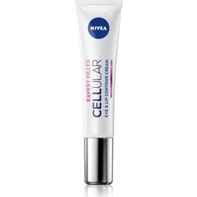 NIVEA Cellular Expert Filler krem ujędrniający na kontury oczu i warg z kwasem hialuronowym 15 ml