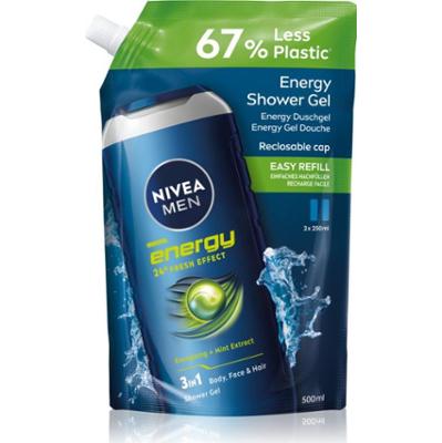 NIVEA MEN Energy żel pod prysznic dla mężczyzn napełnienie 500 ml