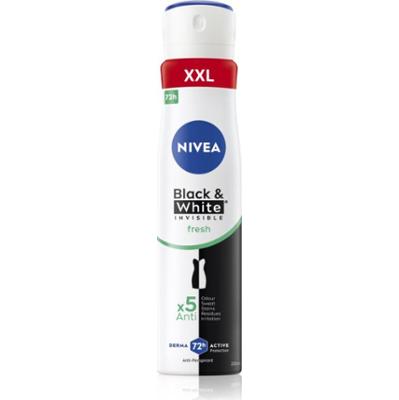 NIVEA Invisible Black & White Fresh antyperspirant w sprayu dla kobiet 250 ml