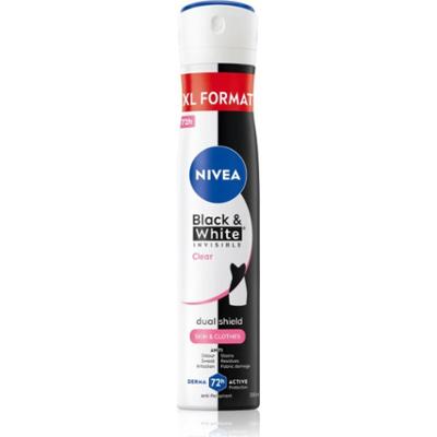 NIVEA Black & White Invisible Clear antyperspirant w sprayu dla kobiet 200 ml