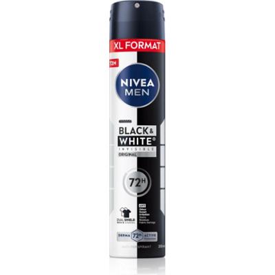 NIVEA MEN Black & White Invisible Original antyperspirant w sprayu dla mężczyzn 200 ml