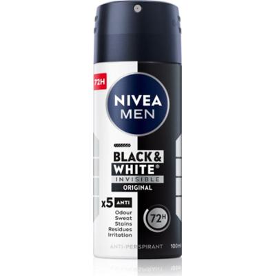 Nivea Men Invisible Black & White antyperspirant w sprayu dla mężczyzn 100 ml