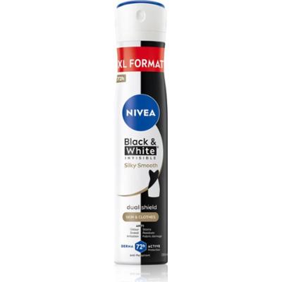 NIVEA Black & White Invisible Silky Smooth antyperspirant w sprayu dla kobiet 200 ml