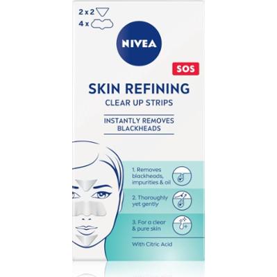 NIVEA Skin Refining oczyszczające plastry do twarzy 6 szt.