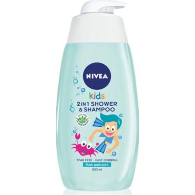 NIVEA Kids Magic Apple delikatny żel pod prysznic i szampon dla dzieci 3 w 1 500 ml