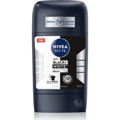 NIVEA MEN Black & White Invisible Original antyperspirant w sztyfcie dla mężczyzn 50 ml