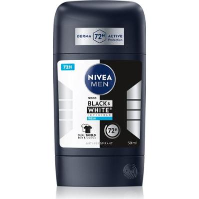 NIVEA MEN Black & White Invisible Fresh antyperspirant w sztyfcie dla mężczyzn 50 ml