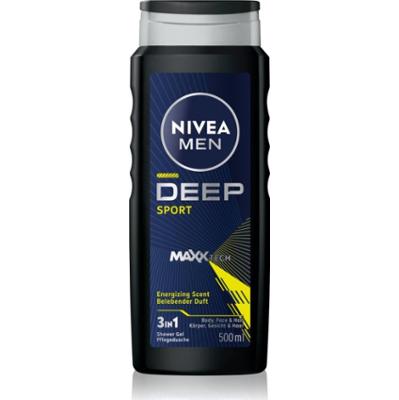 NIVEA MEN Deep Sport energetyzujący żel pod prysznic dla mężczyzn 500 ml