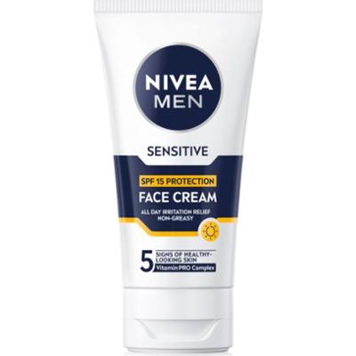 NIVEA MEN Sensitive krem ochronny dla mężczyzn SPF 15 75 ml