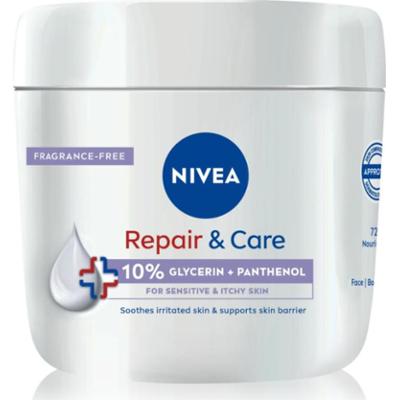NIVEA Repair & Care Sensitive odżywczy krem regenerujący dla skóry suchej i wrażliwej 400 ml