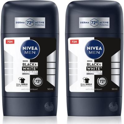 NIVEA MEN Black & White Invisible Original antyperspirant w sztyfcie wygodne opakowanie