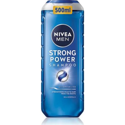 NIVEA MEN Strong Power szampon na porost włosów i wzmocnienie cebulek 500 ml