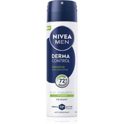 NIVEA MEN Derma Control Sensitive antyperspirant w sprayu do skóry wrażliwej 150 ml