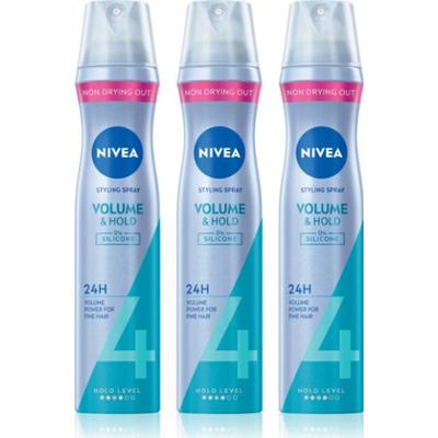 NIVEA Volume Care lakier do włosów do zwiększenia objętości 3 x 250 ml