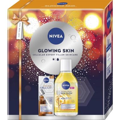 NIVEA Glowing Skin zestaw upominkowy z efektem rozświetlającym