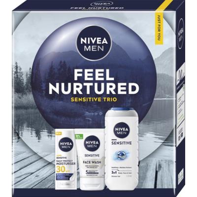 NIVEA MEN Feel Nurtured zestaw upominkowy do ciała i twarzy