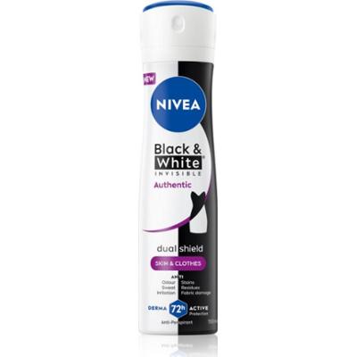 NIVEA Black & White Authentic antyperspirant w sprayu 72 godz. 150 ml
