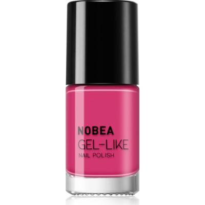 NOBEA Day-to-Day Gel-like Nail Polish lakier do paznokci z żelowym efektem odcień #N71 Pink blossom 6 ml