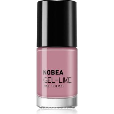 NOBEA Day-to-Day Gel-like Nail Polish lakier do paznokci z żelowym efektem odcień Rouge #N03 6 ml