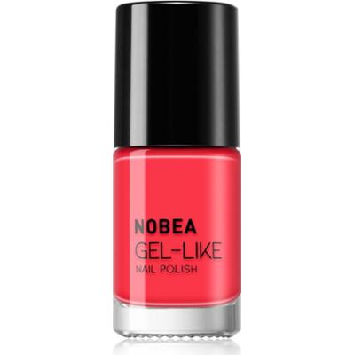 NOBEA Day-to-Day Gel-like Nail Polish lakier do paznokci z żelowym efektem odcień Dragonfruit #N07 6 ml