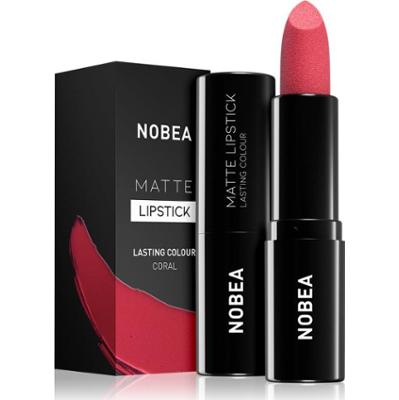 NOBEA Day-to-Day Matte Lipstick szminka matowa odcień Coral #M17 3 g