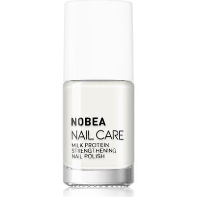 NOBEA Nail Care Milk Protein Strengthening Nail Polish wzmacniający lakier do paznokci 6 ml