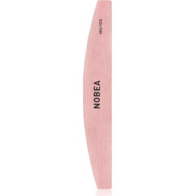 NOBEA Accessories Half-moon Nail File 180/100 klasyczny pilniczek do paznokci o dwóch szorstkościach