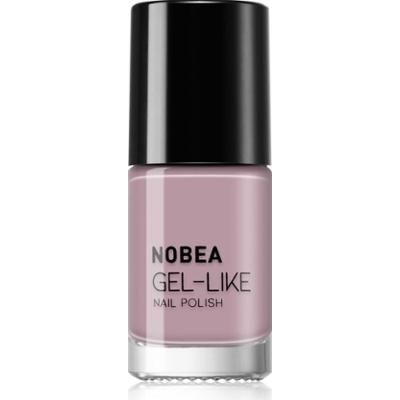NOBEA Day-to-Day Gel-like Nail Polish lakier do paznokci z żelowym efektem odcień Silky nude #N51 6 ml