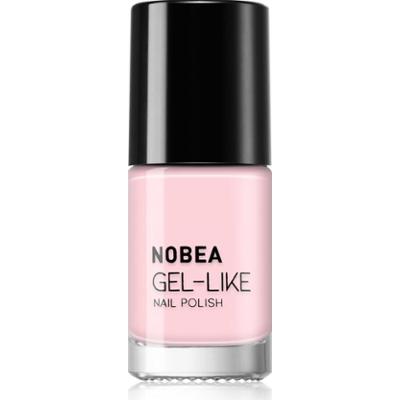 NOBEA Day-to-Day Gel-like Nail Polish lakier do paznokci z żelowym efektem odcień Misty rose #N59 6 ml