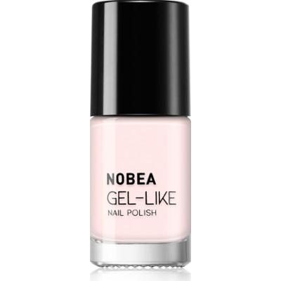 NOBEA Day-to-Day Gel-like Nail Polish lakier do paznokci z żelowym efektem odcień Antique white #N63 6 ml