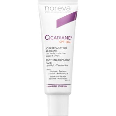 Noreva Cicadiane Soothing Repairing Care krem do opalania do ciała i twarzy SPF 50+ 40 ml