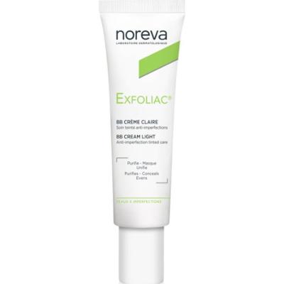 Noreva Exfoliac Anti-Imperfection Cream Tinted krem BB odcień Light 30 ml