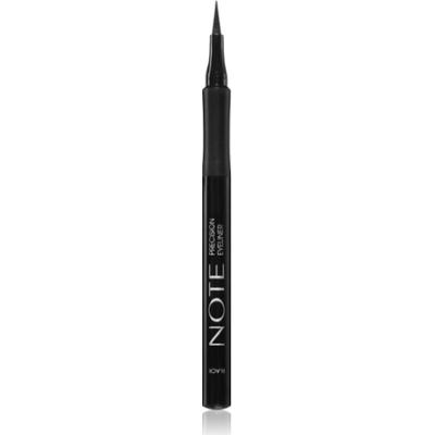 Note Cosmetique Precision Eyeliner precyzyjny eyeliner wodoodporny do oczu odcień Black 1 ml