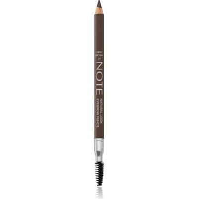 Note Cosmetique Natural Look kredka do brwi ze szczotką 04 Deep Brown 1,08 g