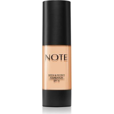 Note Cosmetique Detox & Protect podkład w płynie z matowym wykończeniem SPF 15 odcień 01 Beige 30 ml