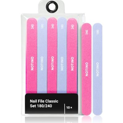 Notino Nail File Classic Set 180/240 zestaw pilników