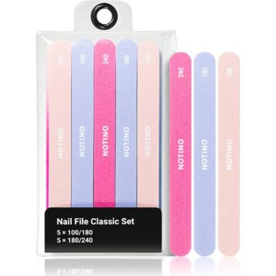 Notino Nail File Classic Set 100/180x5 180/240x5 zestaw pilników