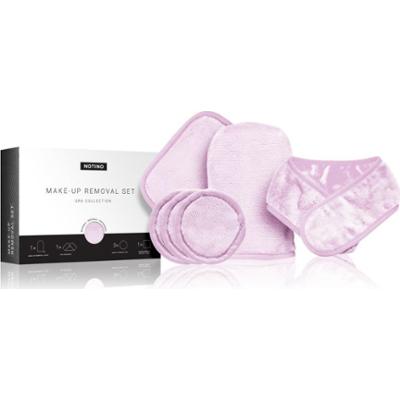 Notino Spa Collection Make-up removal set zestaw do demakijażu z mikrofibry Lilac