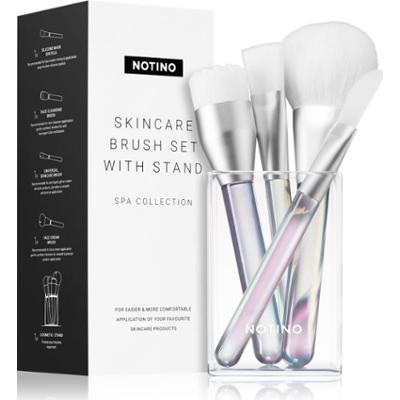 Notino Spa Collection Skincare brush set with stand zestaw pędzli do pielęgnacji skóry
