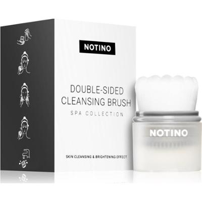 Notino Spa Collection Double-sided cleansing brush szczoteczka do mycia twarzy Grey
