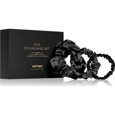 Notino Silk Collection Scrunchie Set zestaw jedwabnych gumek do włosów odcień