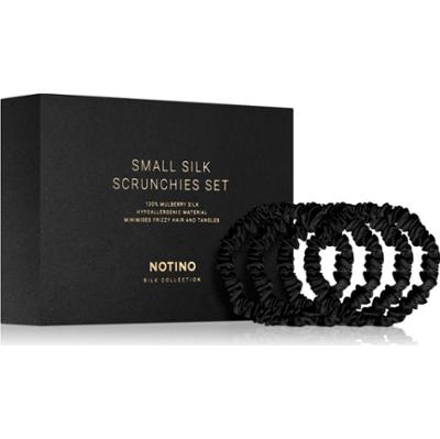 Notino Silk Collection Small Scrunchie Set zestaw jedwabnych gumek do włosów odcień