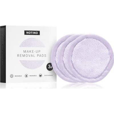 Notino Spa Collection Make-up removal pads płatki do demakijażu z mikrofibry wielokrotnego użytku odcień Lilac 3 szt.