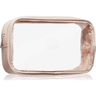 Notino Travel Collection Medium Clear Organizer przezroczysta kosmetyczka M Beige 24x12,5x5 cm 1 szt.